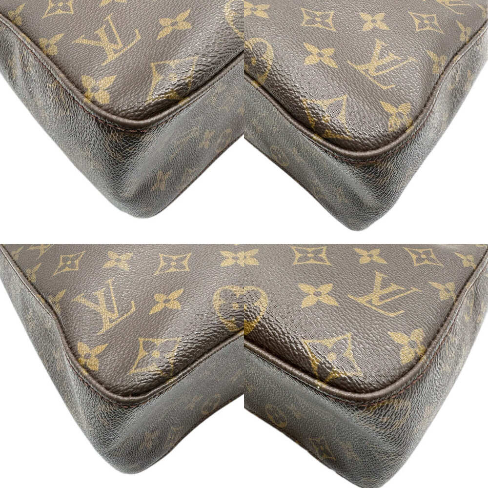 LOUIS VUITTON Looping Monogram Shoulder Bag Handbag Leather Canvas - Picture 5 of 11
